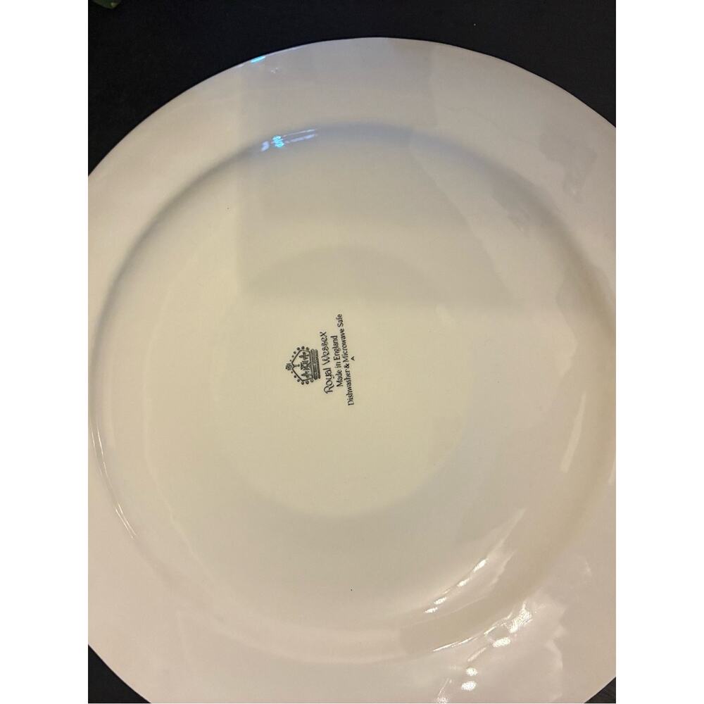 Royal Wessex Blue White Transferware 10” Plate Wall | Fox Hunt English Cottage - Picture 9 of 11